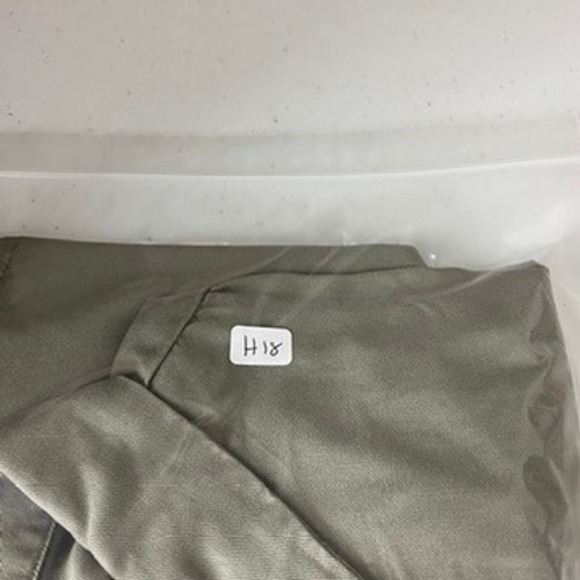 Quince Vintage Wash Tencel Camp Shirt Olive Green XL Short Sleeve Button Up - Picture 9 of 9